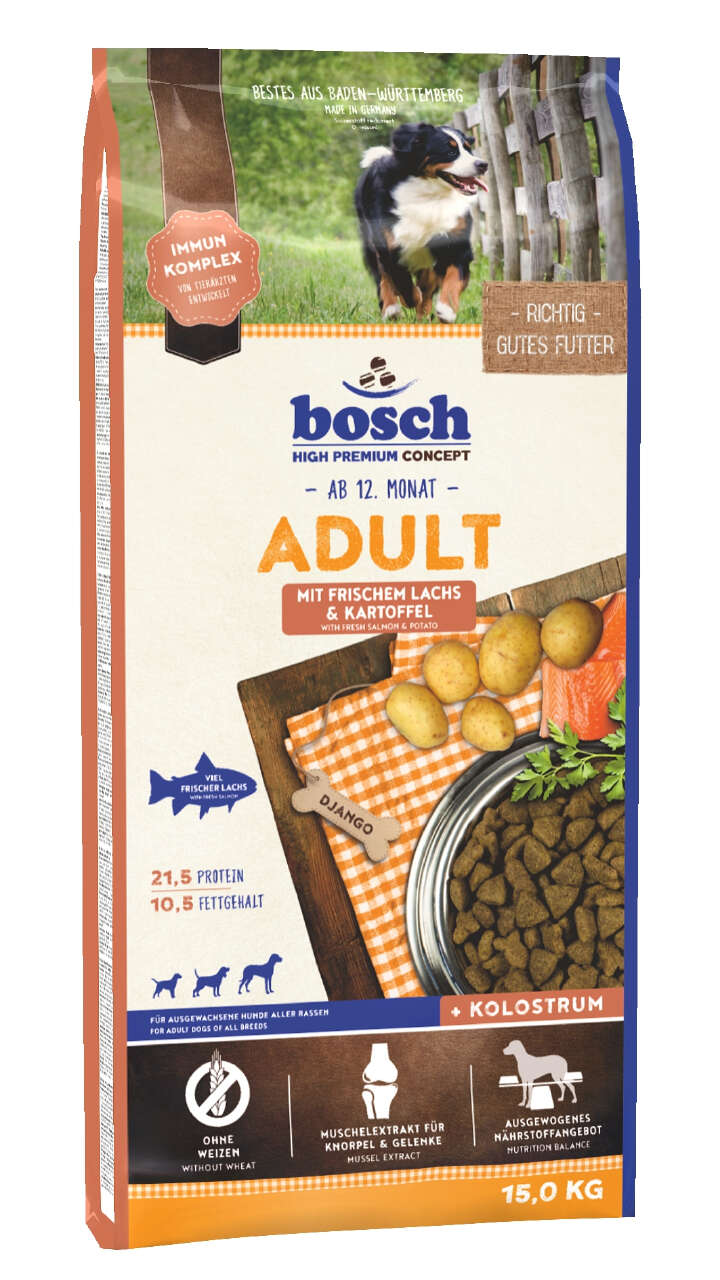 bosch Hunde-Trockenfutter Adult Lachs & Kartoffel